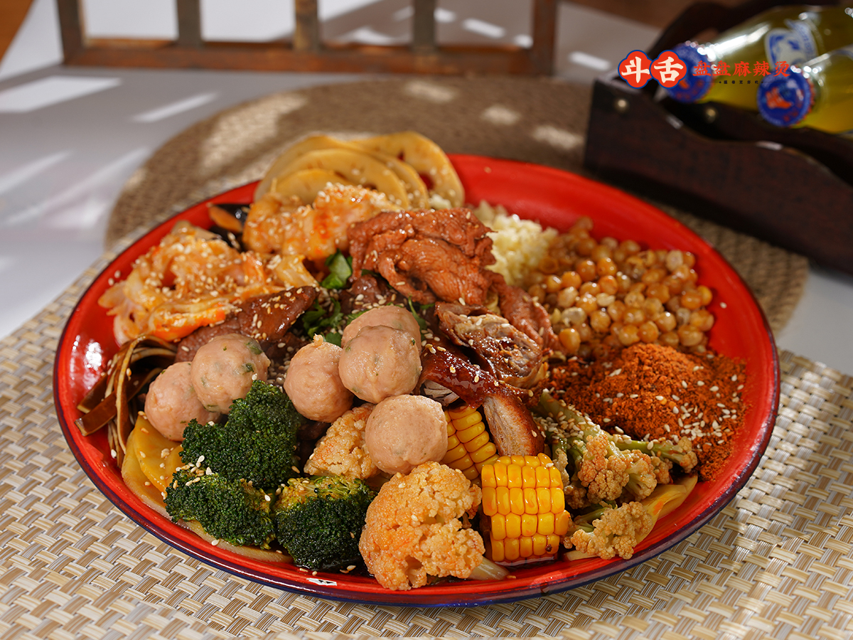 盤盤麻辣燙菜品照片